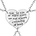 Just Model Best Friend Forever Heart Shaped Stitching Necklace Into 3Pcs Puzzle Pendant for Friends