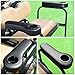 AW 2pcs Universal Golf Cart Armrest Cushion with Cup Holder PU Covered Compatible with Club Car Rear Seats Accessories