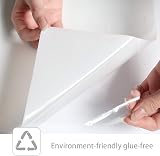 FILMGOO Blackout Window Film Privacy 100% Light Blocking 44.5x200cm White view 5