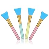 Cuttte 4pcs Silicone Face Mask Brushes, Flexible