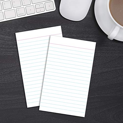 Home Advantage Vertically Ruled White Mini Index Cards, Note Cards (3x5)