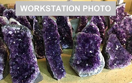 Extreme Rocks & Fossils Best Amethyst Cluster -This Super-Sized Cluster is 3 to 3.5 lbs of Powerful Purple Amethyst Crystals Volcanic Rock in Uruguay. A Cluster Offered