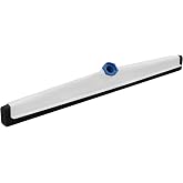 Unger AquaFlex 22" Floor Squeegee with Splash Guard | Splash guard prevents liquid blowback; flexible blade handles uneven &amp; irregular surfaces