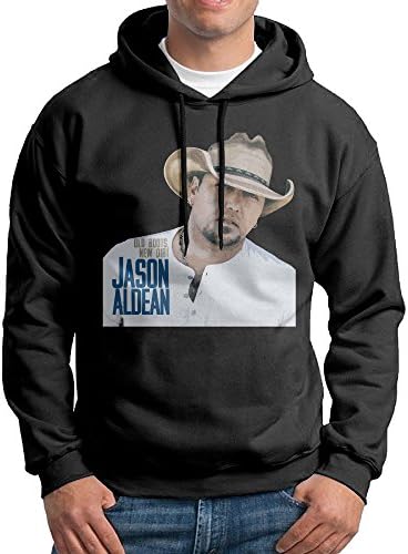 UFBDJF20 Jason Music Aldean Men's Fleece SweatshirtBlack XXL