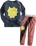 Vaenait Baby 12M-7T Kids Boys Sleepwear Pajama Top Bottom 2 Pieces Set Draw Sun