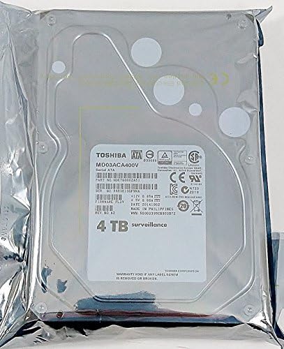 Toshiba 4TB Internal 3.5 inch Surveillance Hard Drive SATA