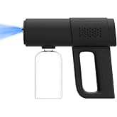 Professional Fogger Machine, 380ml Wireless Nano Sprayer Gun | Rechargeable ULV Atomizer with Blue Light for Touchless Cleaning