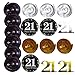 Tuoyi 21st Birthday Party Decorations KIT - Cheers to 21 Years Banner, Sparkling Celebration 21 Hanging Swirls, Perfect 21 Years Old Party Supplies 21st Anniversary Decorations