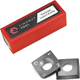 Findbuytool Carbide Inserts cutters (15x15x2.5mm-30&deg;-R150-4R0.5) Insert for Woodworking Helical Cutter Head Tools, 10 Pcs (10)