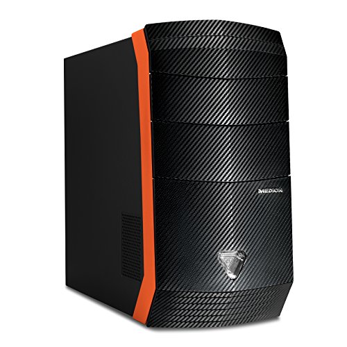 Medion Erazer X7734D - Ordenador sobremesa (AMD Ryzen7 1700X, 16GB de RAM, HDD de 1TB + SSD de 120GB, NVIDIA...