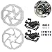 VGEBY1 Bicycle Disc Brake Set, Sturdy Durable Bike Disc Rotor Brake Kit with 160mm Rotors Cycling Mechanical Disc Brake Calipers Front Rearthumb 4