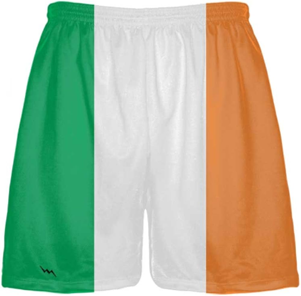 LightningWear Irish Flag Shorts Ireland Flag Shorts Multi Amazon