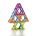 Guidecraft PowerClix Frame Magnetic Building Blocks Set, 100 Piece Magnetic Tiles, Stem Educational Construction Toy