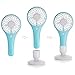 Intsun Battery Operated Portable Fans USB Mini Handheld Fans Pocket Personal Fans for Travel Office Desk Outdoor Indoor (Blue)