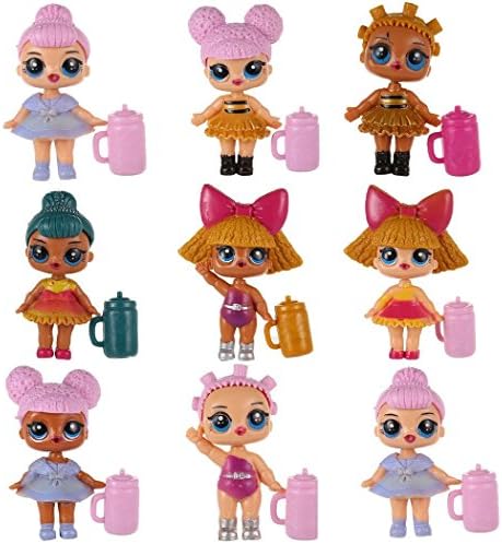 FDegage 8 PCS Big Surprise Dolls Egg Ball Disassembled Dolls Dress Up Toys