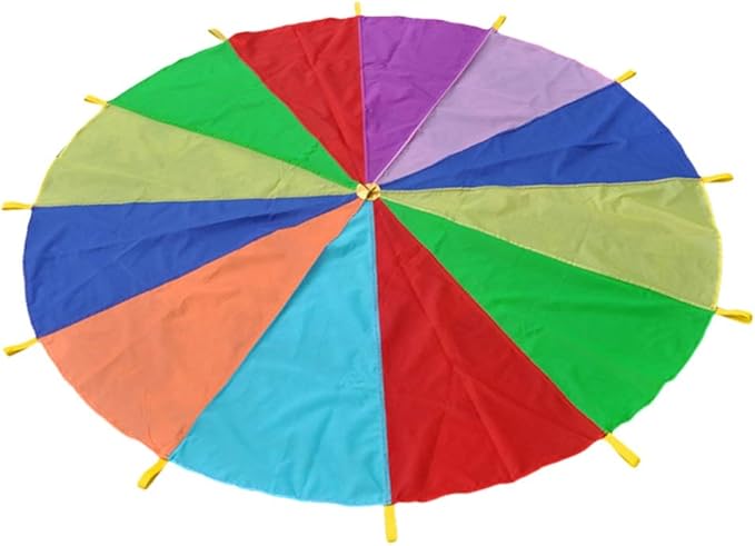 Regenbogen Fallschirm Schwungtuch - 278cm Durchmesser Für Kinderspiele