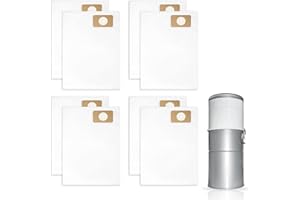 8 Pcs Central Vacuum Bags for OVO Nadair Central Vacuum, 22.5L 5.8 Gal Disposable Bags, Triple Layer Filtration Leak Proof De