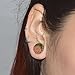 D&M Jewelry 6-16 Pairs Kit Natural Stone Ear Plugs Tunnels Saddle Expander Body Piercing Gauge 6MM-16MM