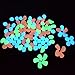 E-Tribe Man-made Glow in the Dark Pebbles Stone for Garden Walkway Sky Blue--Making Your Garden or Yard Looks Different from Your Neighbors' at night (Green)