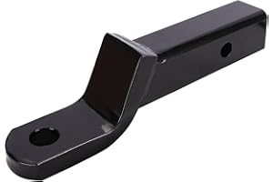 Angcosy Trailer Hitch Mount, Durable Steel Construction, Fits 2-Inch Receiver, 7,500 lbs Towing Capacity, 2" Drop, 3/4" Rise