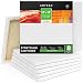 Arteza 12x12" Stretched White Blank Square Canvas, Bulk Pack of 8, Primed, 100% Cotton (Classic - 8 Pack) primary