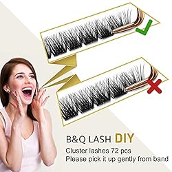 Lash Clusters D Curl 18mm DIY Lash Extensions 72