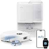 eufy E25 Robot Vacuum and Mop for Pet Hair, 20,000 Pa, HydroJet Roller Mop | Extendable Side Brush, All-in-One Station, AI Obstacle Avoidance, Zero-Tangle Design, Edge-to-Corner Cleaning, White