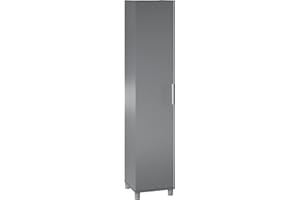 SystemBuild Evolution Camberly 16" Utility Storage Cabinet, Graphite Gray