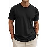 MAGNIVIT Men's Shirts Short Sleeve Cotton T-Shirt Crew Neck Light Tees Classic Basic Casual Tops Plain Soft Shirt
