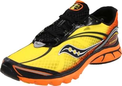 Amazon.com | Saucony Men's ProGrid Kinvara 2, Yellow/Black/Orange, 8 M US | Road Running