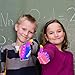 Christmas Stocking Stuffers Gift for 3-10 Year Old Kids, Led Flashing Gloves Boys Holloween Party Outdoor Toys for 3-10 Year Old Kids Xmas Stocking Fillers Toys for Girls Boys Age 3-10 Pink OWSUGT05