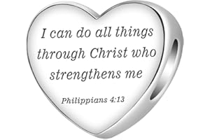 LUXILLA Love You Best Friend Grandma Wife Heart Charm 925 Sterling Silver Charms Fit for Bracelets Necklace Jewelry Gift for Women