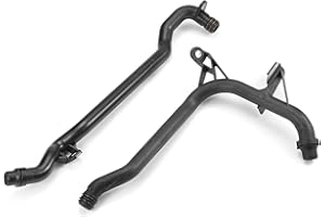 BINB ROAD 2Pcs Engine Heater Inlet Pipe and Water Coolant Pipe 11537502525 + 11531705210 Compatible with BMW 325i 328i 525i 5