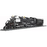 Affxinglib BIGBOY Steam Train Building Blocks Set for Adults and Teens | Locomotive with Train Tracks, Model Trains Building Toys, 1608pcs