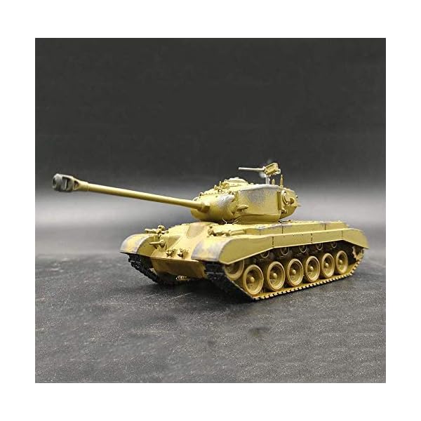 CMO Panzer Modelle Plastik 1/72, USA M26 Flugabwehrpanzer, Druckguss Militär Tank, Kinderspielzeug und Geschenke, 4,6… – Bild 3