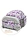 Tilami New Antifouling Design 18 Inch Oversized Load Multi-Compartment Wheeled Rolling Backpack Luggage for Kids (Daffodils)