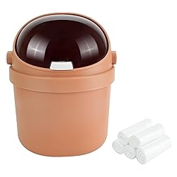 UOIXPUHUO Mini Trash Can with Flip Lid, Cute