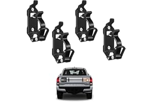 FATYEHX 4PCS Shovel Holder for Truck,Shovel Mount for Roof Rack Adjusts Metal Rubber Axe Clamp Wall Mounting Kit Truck Rack Off Road Overland Gear Accessories for Truck Bed Fit 0.67" to 1.57" Diameter Tools