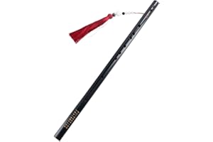 Vctitil Chinese Traditional Bamboo Flute,Transverse Dizi,Mo Dao Zu Shi Cosplay Accessory Woodwind Music Instrument for Beginner,C D E F G Key(E-48cm/18.89inch)