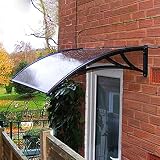 Yaheetech Outdoor Window Awning Porch Canopy 240 x 80 x 23 cm Black view 5