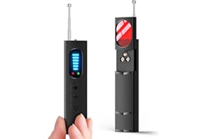 Hidden Camera and GPS Tracking Detector, Portable RF Signal Scanner, Wireless Anti-Spy Viewfinder with 5 Modes for Travel, Ca