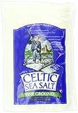 Celtic Sea Salt Fine Ground, (1) 16 Ounce Resealable Bag, Great for Cooking & Baking, Pickling or Finishing, Gluten Free, Kosher, Paleo-Friendly