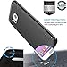 Galaxy S7 Edge Case, LUVVITT [Sleek Armor] Slim Shock Absorbing Flexible Back Cover TPU Rubber Case for Samsung Galaxy S7 Edge - Black