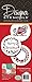 Designer Stencils Holiday Christmas Greetings Cake Stencils, Beige/semi-transparent