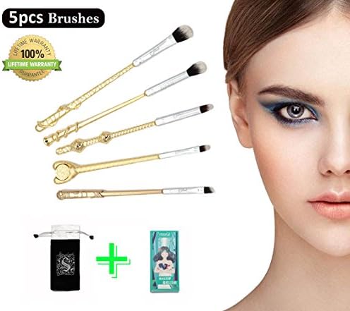 Wizard Wand Potter Makeup Brushes Set-5pcs(GOLD)