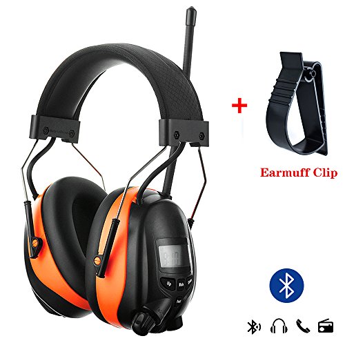 Buy PROTEAR Bluetooth AM FM Radio Noise Reduction Safety Ear Muffs with Rechargeable Lithium