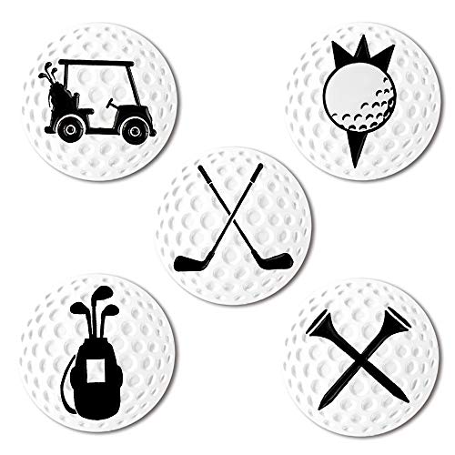 Myartte Creative Golf Ball Marker Soft Enamel Golf Markers 24.4MM
