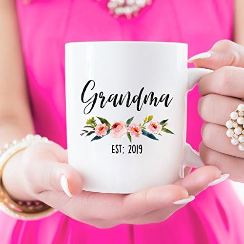 Grandma Est 2019, New Grandma Mug, Pregnancy Reveal, New Grandma, New Grandchild, Coffee Mug For Grandma, Grandma Coffee Mug