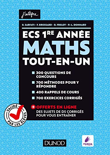ECS 1re année - Maths - Tout-en-un - Validé par les élèves by (Paperback)