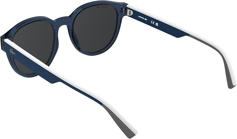 Men's Sunglasses L6088S - Transparent Blue with Solid Grey Lens